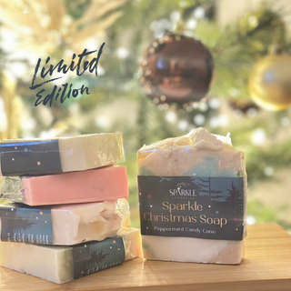 Novogodišnji prirodni sapun Peppermint Candy Cane