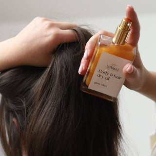 Suvo ulje za negu tela i kose sa pigmentom